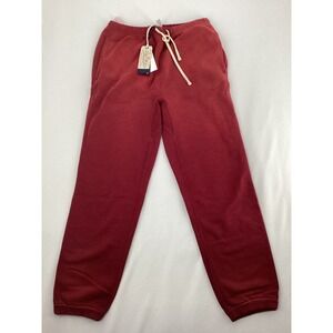 Polo Ralph Lauren Mens Fleece Jogger Sweatpants Burgundy Red Small NWT